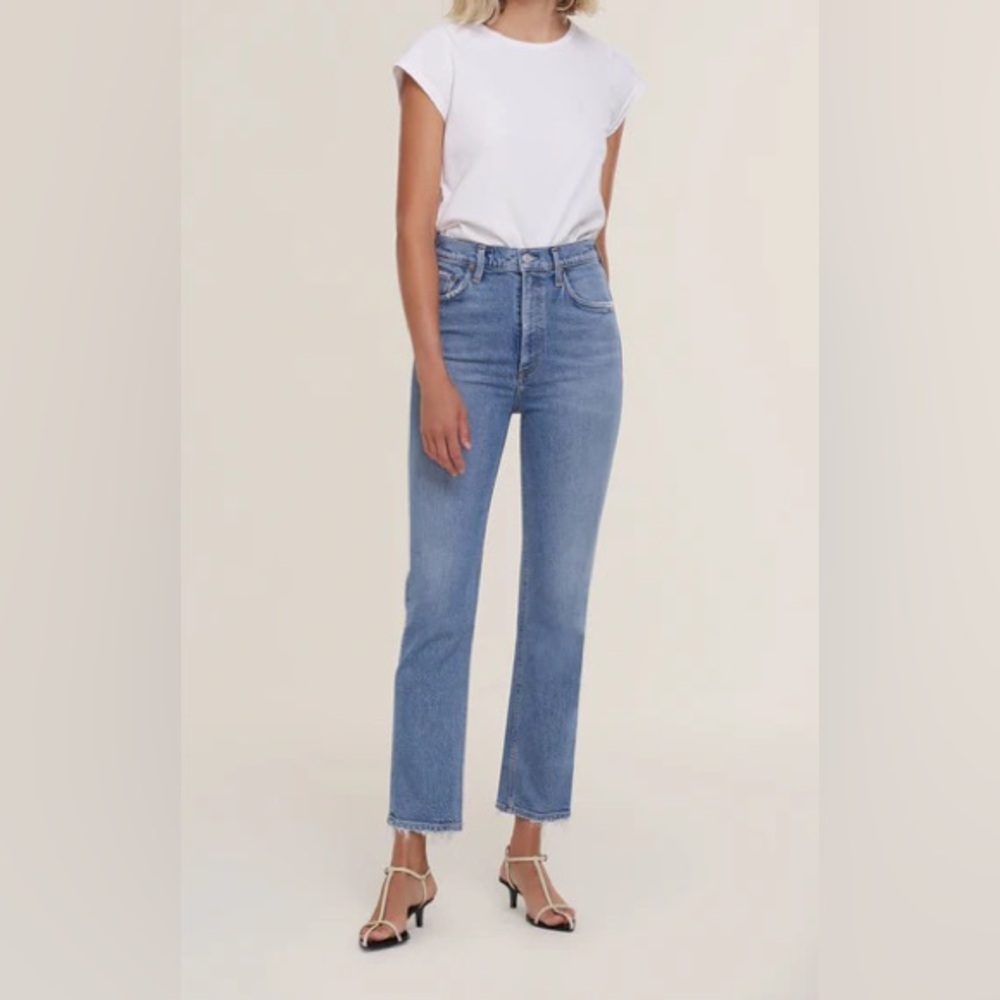 Agolde Wilder Mid-Rise Straight Jean in Cascadia | 26